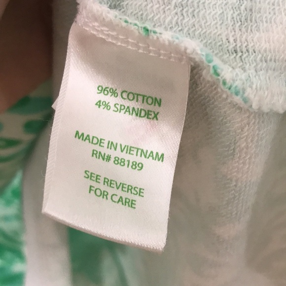 Lilly Pulitzer cotton green bungle in the jungle pullover v-neck dress small - Picture 9 of 12